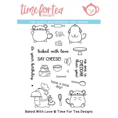 Time For Tea Clear Stamps - Baked With Love